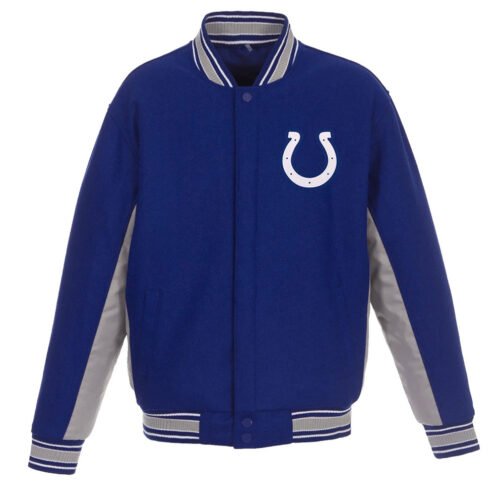 Indianapolis Colts Wool Gray and Royal Jacket