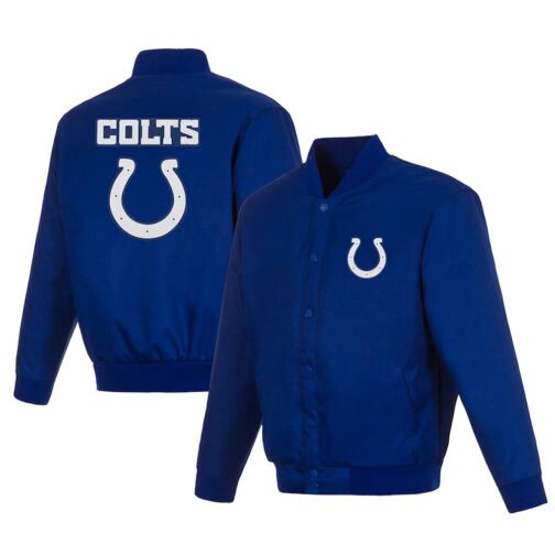 Royal Indianapolis Colts Poly Twill Jacket - Image 3