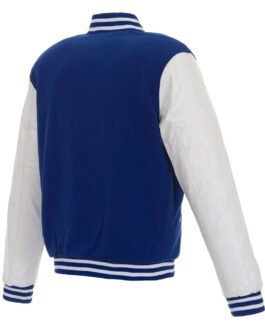 Indianapolis Colts Embroidered Varsity Blue and White Jacket