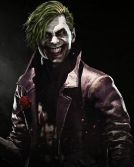 Injustice 2 Purple Leather Coat