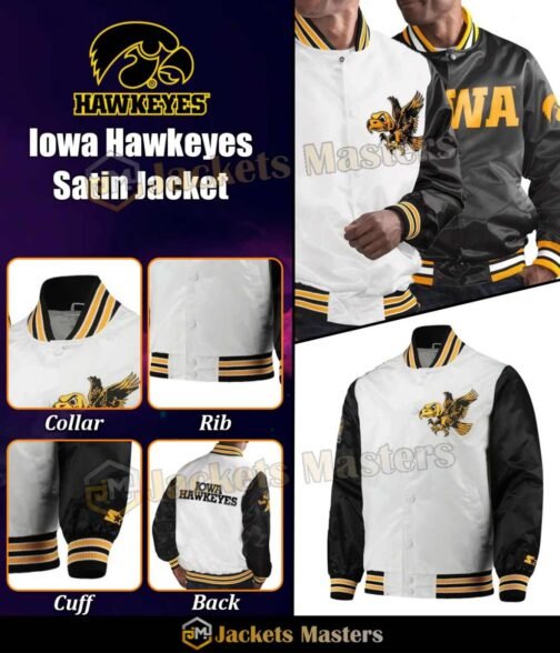 Iowa Hawkeyes Full-Button Jacket - Image 9