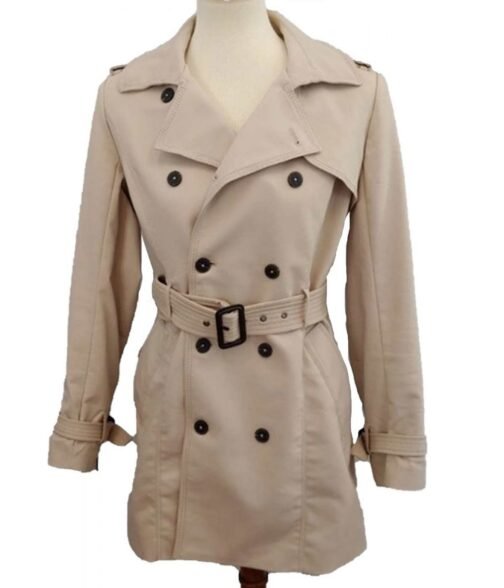 The Moderator Irma Lake Beige Coat - Image 6