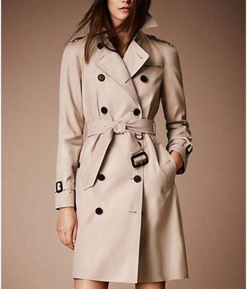 The Moderator Irma Lake Beige Coat - Image 4