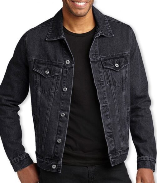 Red Moon Itachi Uchiha Naruto Denim Jacket - Image 12