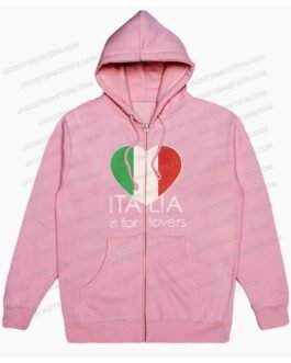 Kat Graham Love in the Villa Pink Zip Up Hoodie