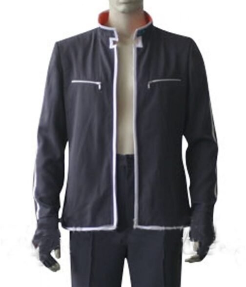 Itsuki Minami Air Gear Striped Black Cotton Jacket
