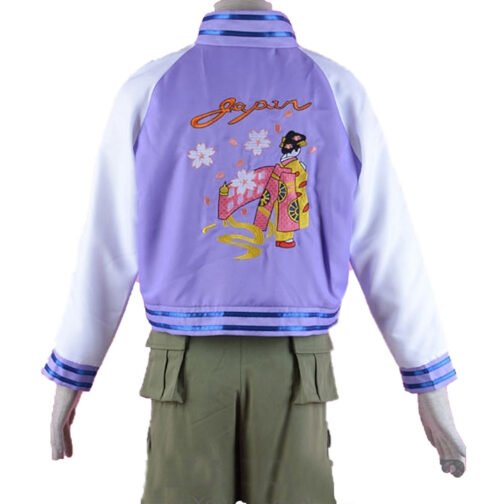 Ivan Karelin Tiger and Bunny Purple and White Jacket - Image 3
