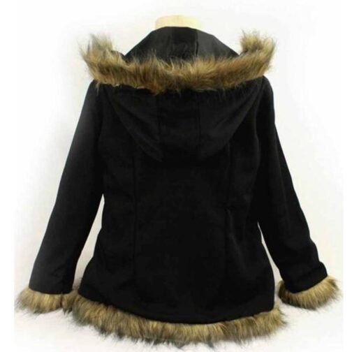 Izaya Orihara Durarara Fur Black Hoodie - Image 5
