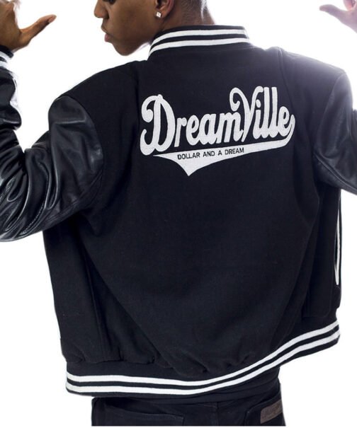 Men’s Dollar And a Dream Born Sinner J Cole Varsity Jacket - Image 3