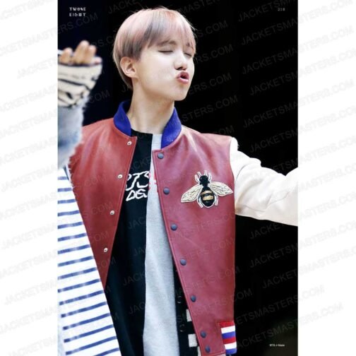 J Hope Blind for Love Varsity Jacket - Image 6