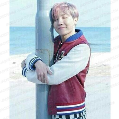 J Hope Blind for Love Varsity Jacket - Image 7