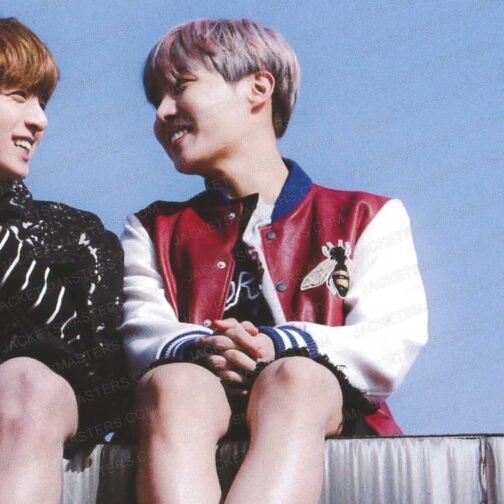 J Hope Blind for Love Varsity Jacket - Image 8
