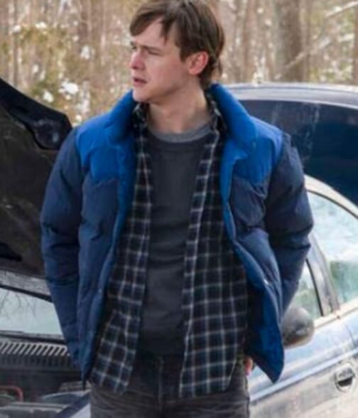 Dexter New Blood Jack Alcott Puffer Blue Jacket - Image 10