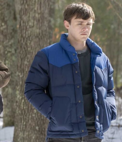 Dexter New Blood Jack Alcott Puffer Blue Jacket - Image 8