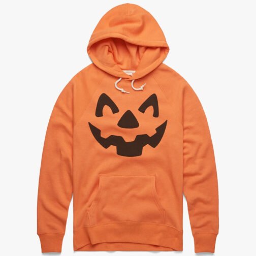 Jack-O-Lantern Face Pullover Hoodie