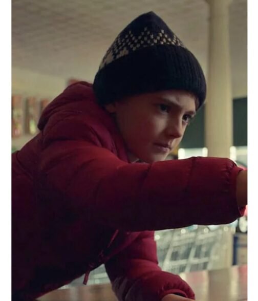 Jackson Robert Scott Locke & Key Puffer Red Jacket - Image 3