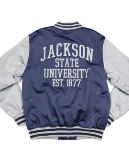 Jackson State Navy and Light Gray Jacket