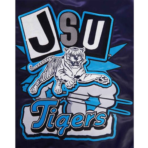 Jackson State University Homecoming Rib Satin Jacket - Image 6