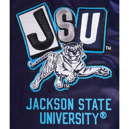 Jackson State University Homecoming Rib Satin Jacket - Image 8