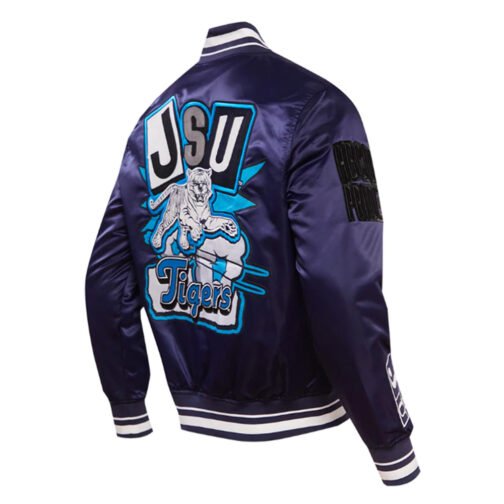Jackson State University Homecoming Rib Satin Jacket - Image 4