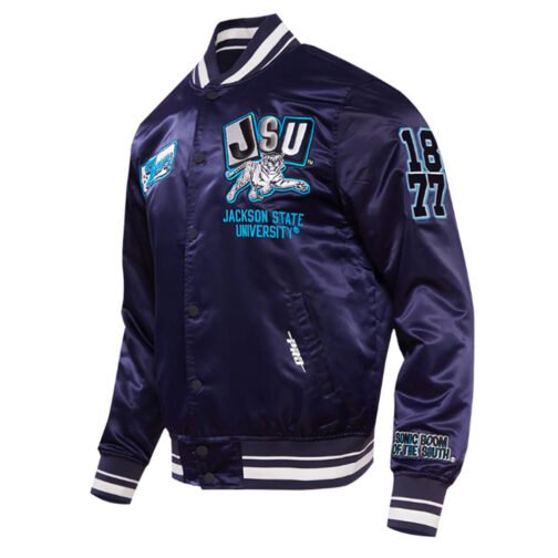 Jackson State University Homecoming Rib Satin Jacket - Image 3