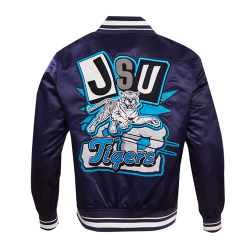 Jackson State University Homecoming Rib Satin Jacket - Image 2