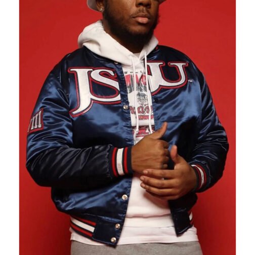 Men’s Jackson State University Blue Jacket - Image 3