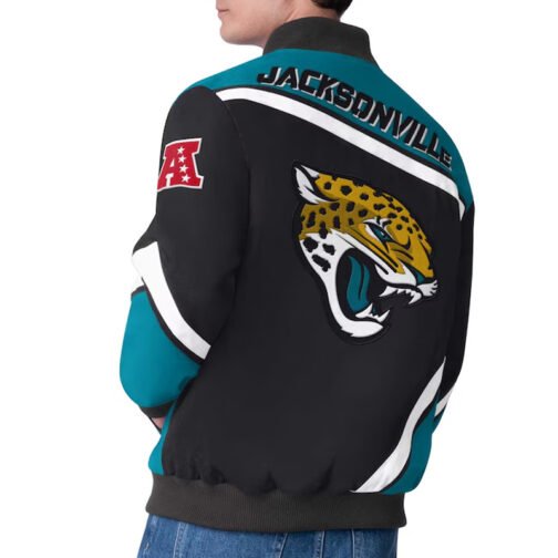 Jacksonville Jaguars Maximum Racing Black Jacket - Image 2