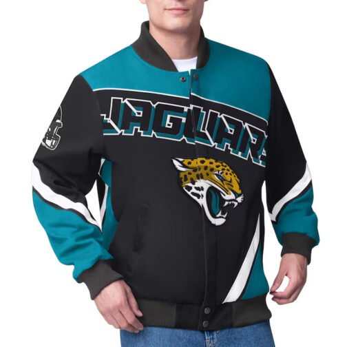 Jacksonville Jaguars Maximum Racing Black Jacket
