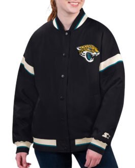 Jacksonville Jaguars Tournament Black Varsity Jacket