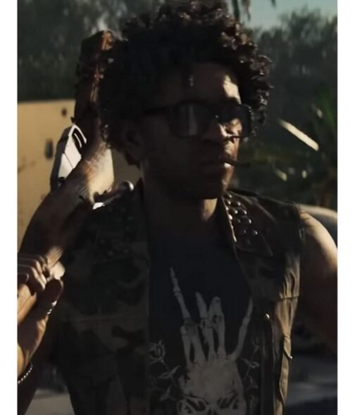 Dead Island 2 Jacob Camo Studded Vest - Image 6