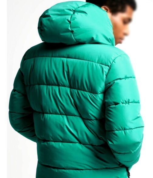 Jacob Latimore The Chi Puffer Green Jacket - Image 6