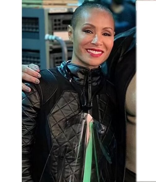 Jada Pinkett Smith The Equalizer Leather Jacket - Image 7