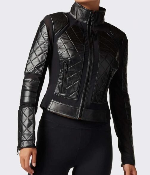 Jada Pinkett Smith The Equalizer Leather Jacket - Image 4