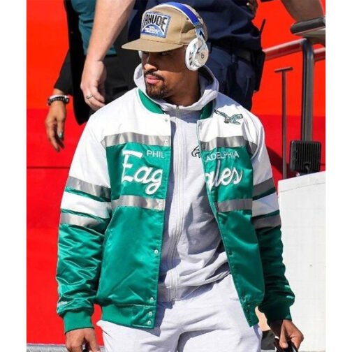 Jalen Hurts Philadelphia Eagles Script Jacket - Image 6