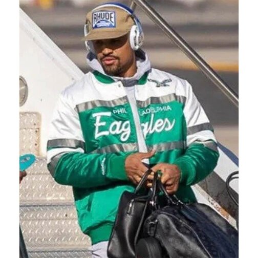 Jalen Hurts Philadelphia Eagles Script Jacket - Image 9