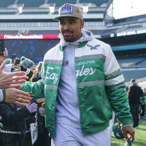 Jalen Hurts Philadelphia Eagles Script Jacket - Image 19