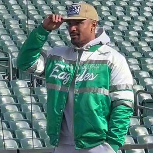 Jalen Hurts Philadelphia Eagles Script Jacket - Image 20