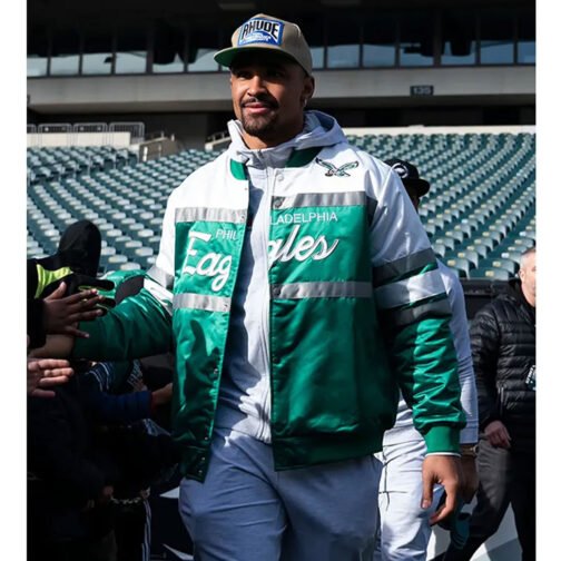 Jalen Hurts Philadelphia Eagles Script Jacket - Image 12