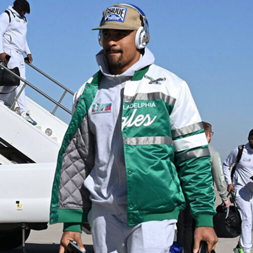 Jalen Hurts Philadelphia Eagles Script Jacket - Image 21