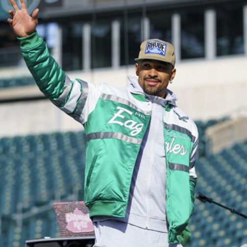 Jalen Hurts Philadelphia Eagles Script Jacket - Image 22