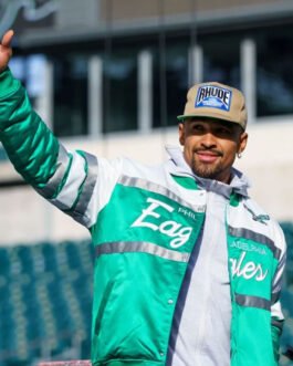 Jalen Hurts Philadelphia Eagles Script Jacket