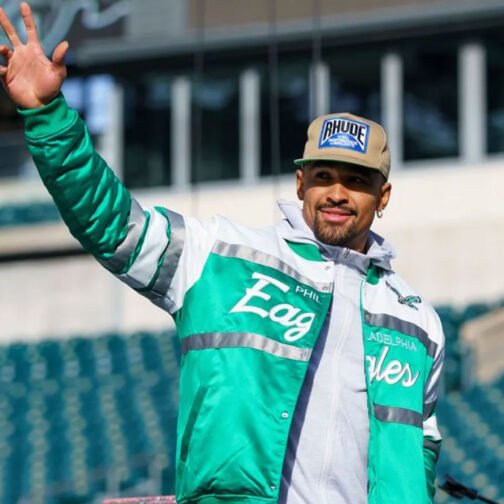 Jalen Hurts Philadelphia Eagles Script Jacket - Image 2