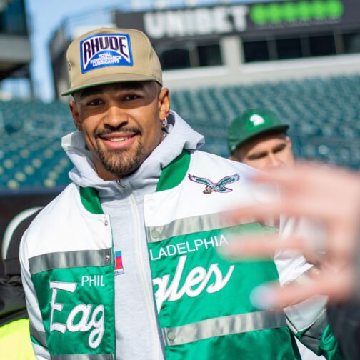 Jalen Hurts Philadelphia Eagles Script Jacket - Image 23