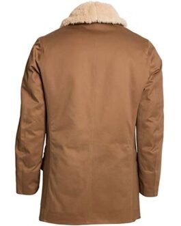 Jett Rink Giant Shearling Cotton Peacoat