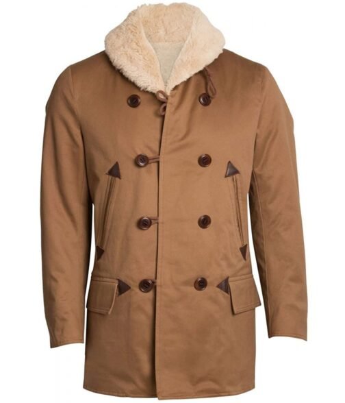 Jett Rink Giant Shearling Cotton Peacoat