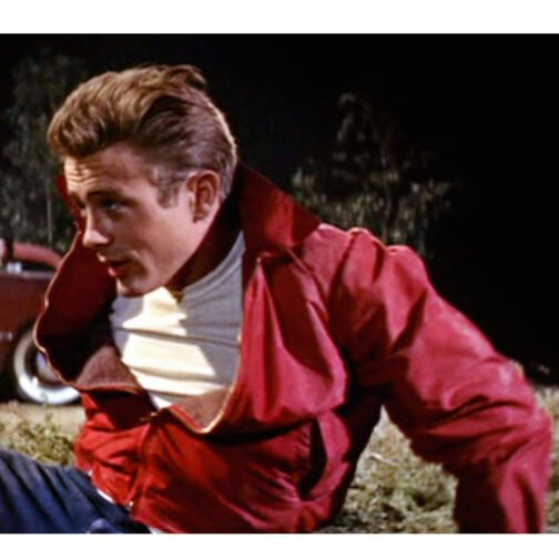 James Dean Rebel Without a Cause Red Cotton Jacket - Image 7
