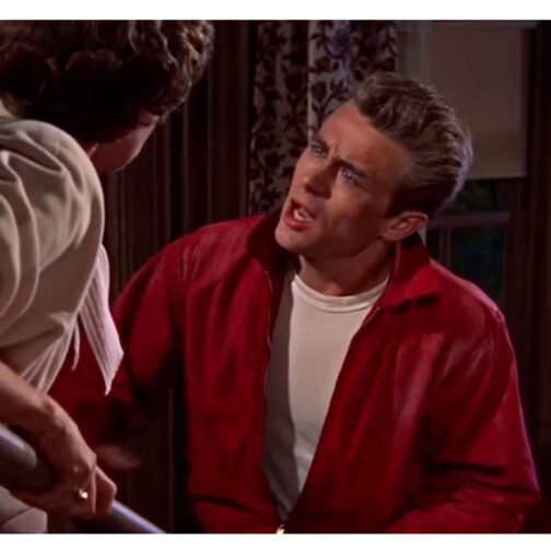 James Dean Rebel Without a Cause Red Cotton Jacket - Image 8