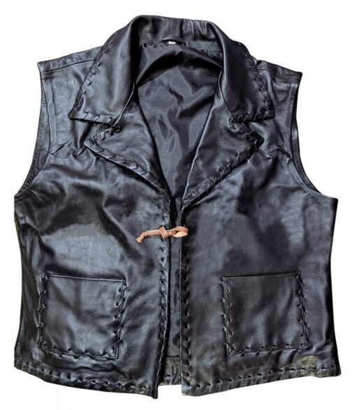 James Drury The Virginian Cowboy Leather Vest