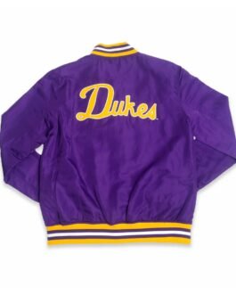 James Madison Dukes Script Purple Jacket